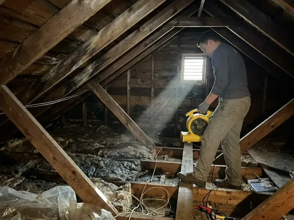 attic-water-damage-drying-proc-007 — frequently asked questions, Emergency Water Extraction & 24/7 Flood Response in Gang Mi…